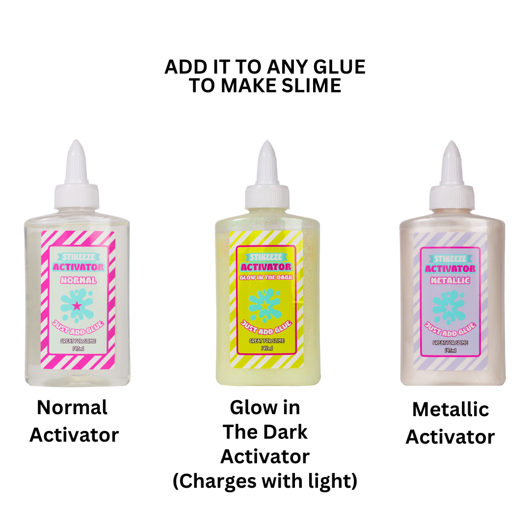 Activator Bundle 147ML | Set of 3 | Make 3 Types of Slime