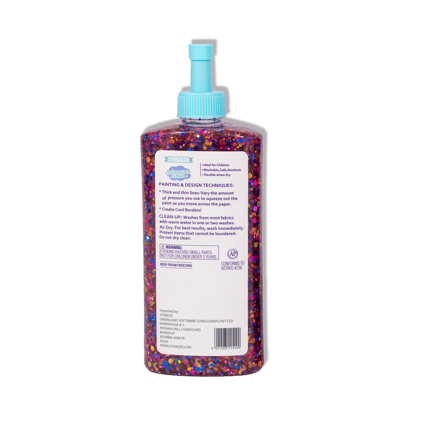 Stikeeze Sparkle Confetti Glue | Blazing Bliss | 266ml